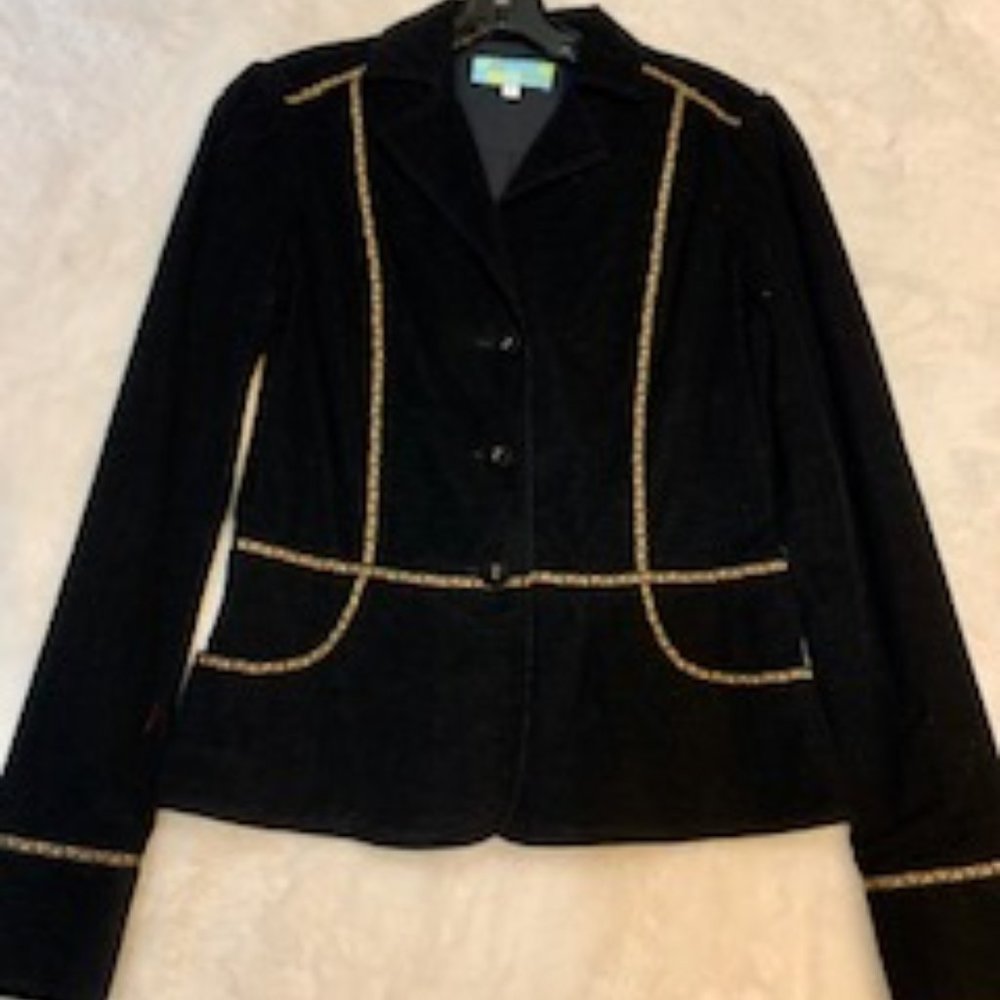 Beth Bowley Black Corduroy Jacket 8